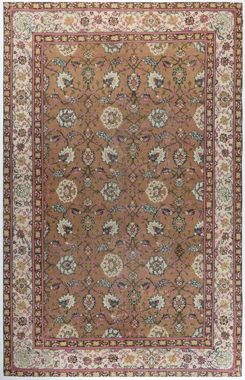 Antique English Axminster Rug (Size Adjusted) BB7390