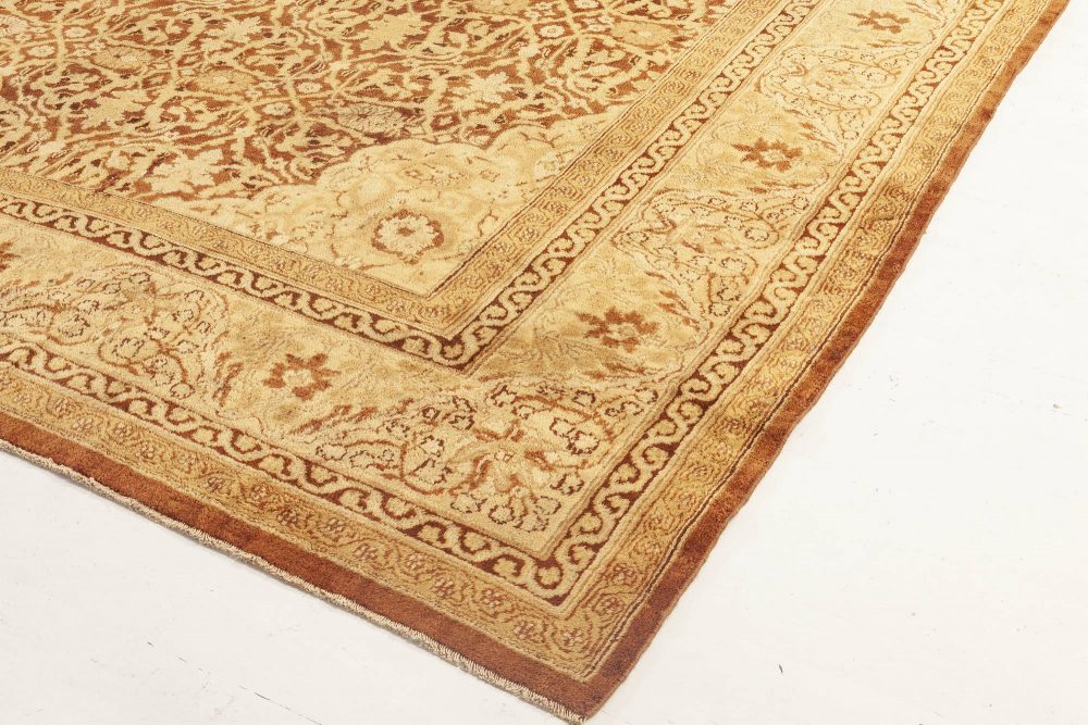 Antique Indian Amritsar Handmade Wool Rug BB4578