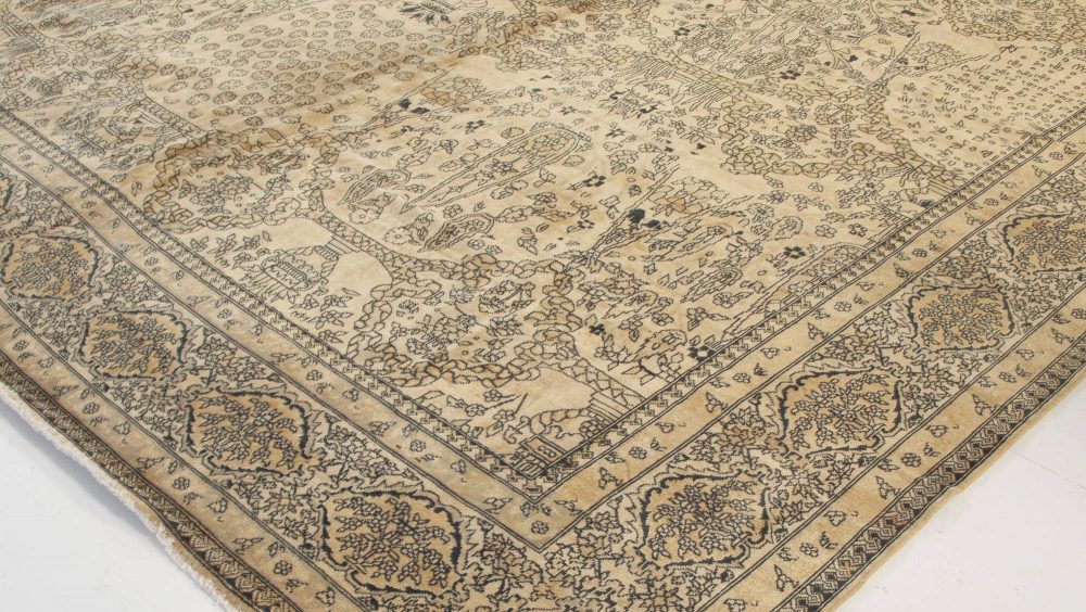 Oversized Vintage Indian Carpet (Size Adjusted) BB3324