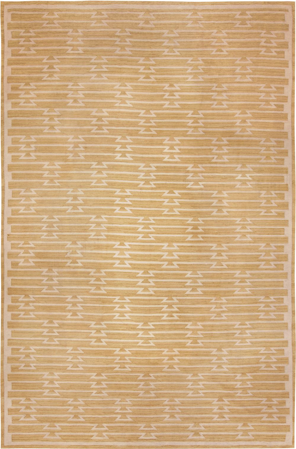 Mid-Century Modern Scandinavian Flatweave Wool Rug BB4839
