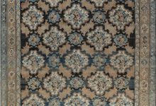 Oversized Antique Persian Bakhtiari Floral Handwoven Wool Rug BB7119