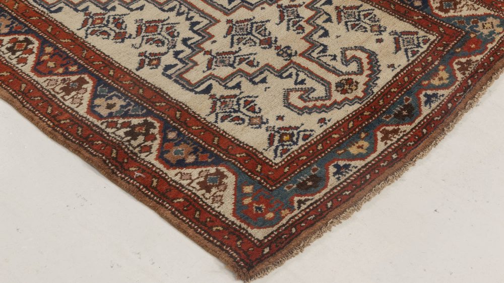 Antique Hamadan Handmade Wool Runner BB4599