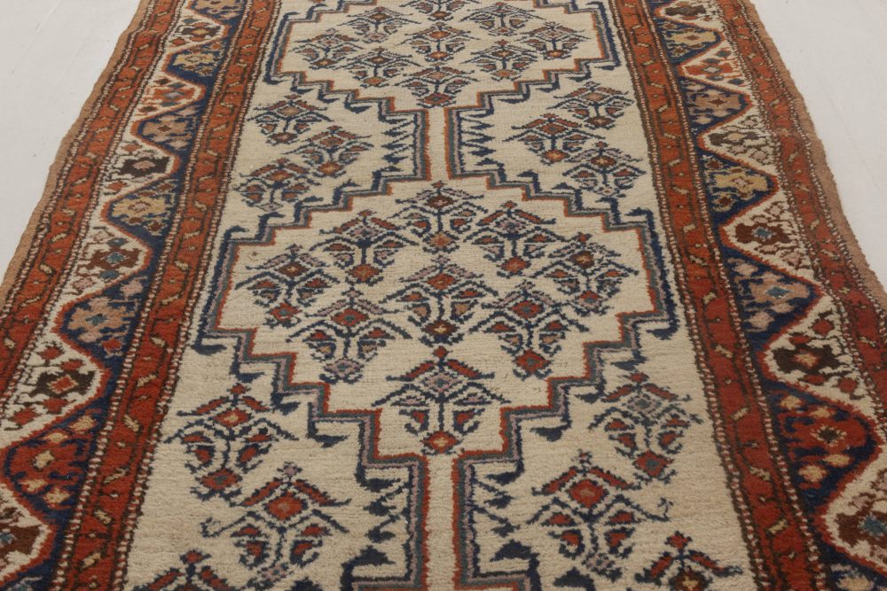 Antique Hamadan Handmade Wool Runner BB4599