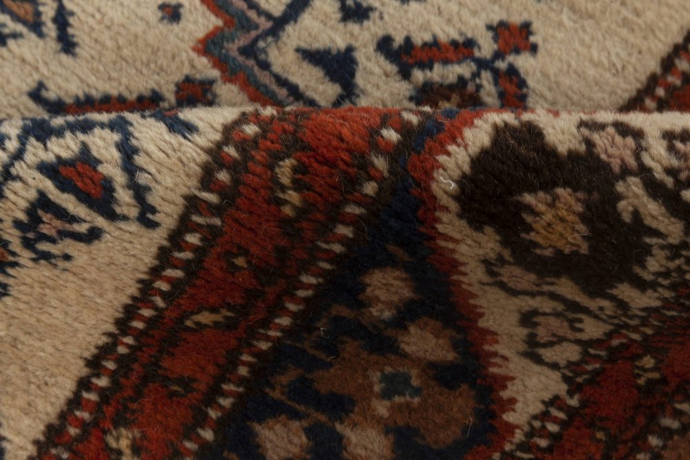 Antique Hamadan Handmade Wool Runner BB4599