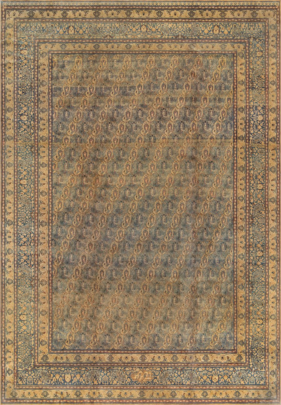 Authentic Persian Meshad Handmade Wool Rug BB3127