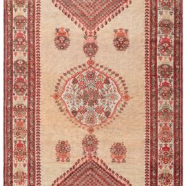 19th Century Sarouk Rug BB4198