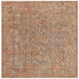 Fine Antique Persian Sultanabad Brown Carpet (Size Adjusted) BB4267