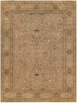 Antique Persian Tabriz Botanic Handmade Wool Carpet BB0899