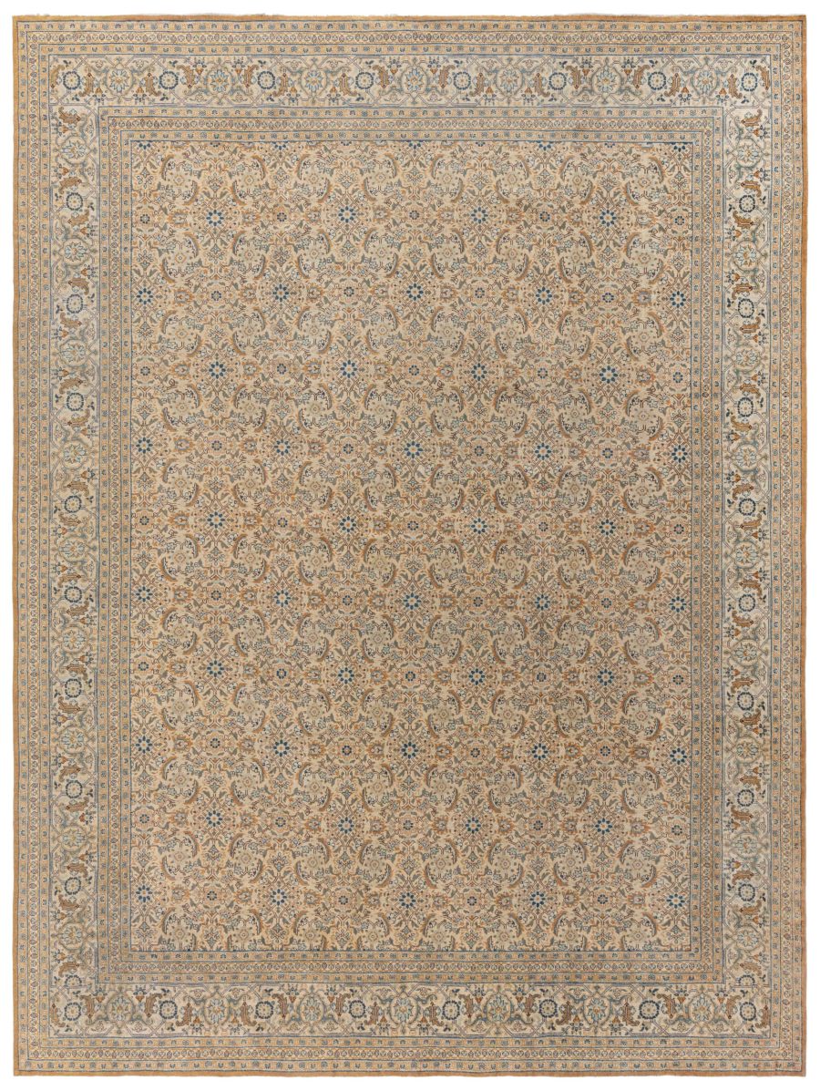 Antique Persian Tabriz Hand Knotted Wool Rug BB1898
