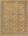 Antique Persian Tabriz Botanic Handmade Wool Rug BB2825