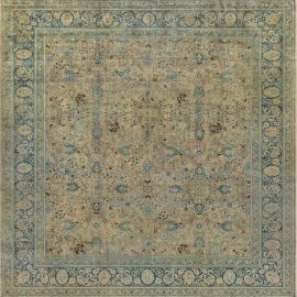 Authentic Early 20th Century Persian Tabriz Rug (Size Adjusted) BB4448