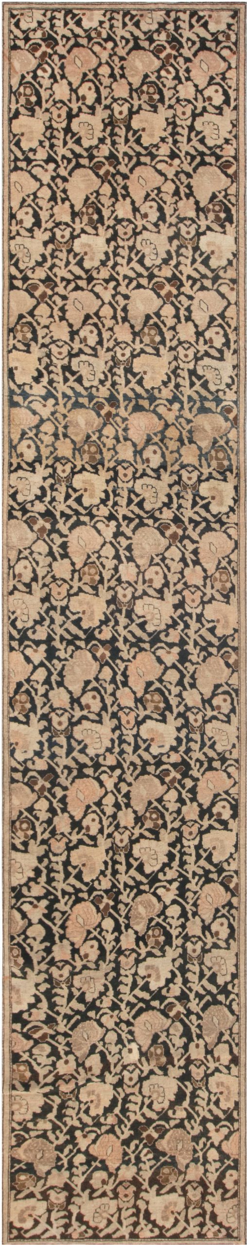 Authentic 19th Century Karabagh Yellow Hand Knotted Wool Rug BB4813