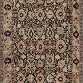 Authentic 19th Century Karabagh Botanic Handmade Wool Carpet BB4440