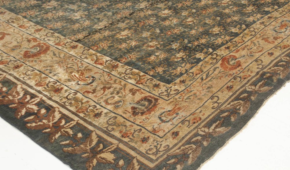 Authentic Turkish Hereke Botanic Handmade Wool Carpet BB5542