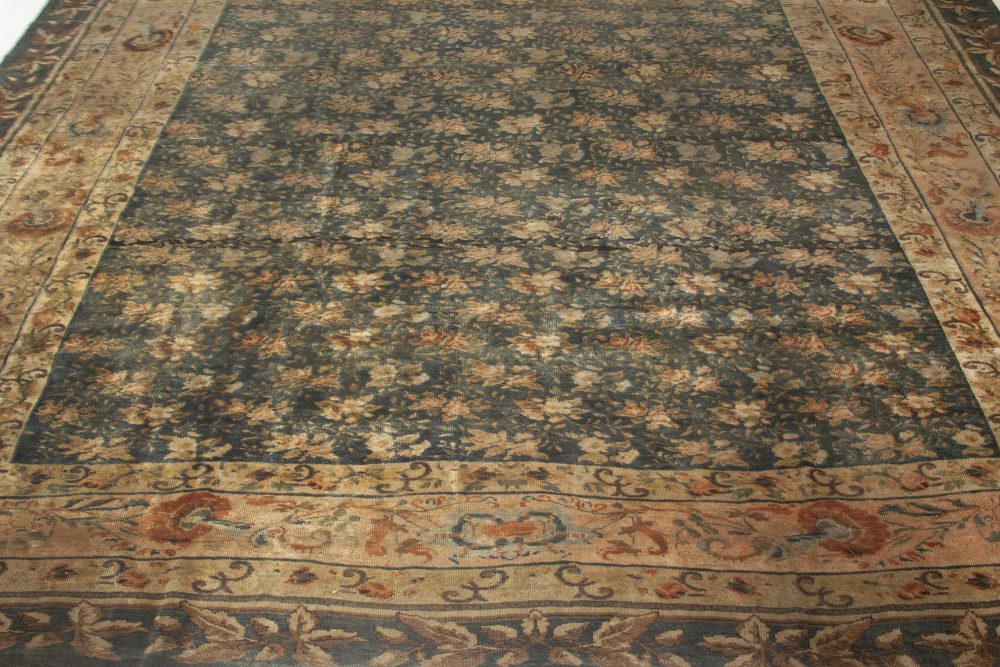 Authentic Turkish Hereke Botanic Handmade Wool Carpet BB5542