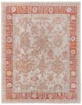 Antique Turkish Oushak Beige Handwoven Wool Carpet BB3901