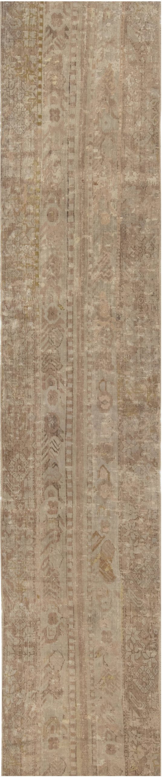 Antique Turkish Ghiordes Runner (Size Adjusted) BB5450