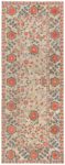 19th Century Samarkand Light Camel and <mark class='searchwp-highlight'>Orange</mark> Handwoven Wool Rug BB8492