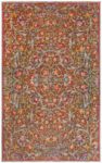 Vintage Spanish Botanic Handmade Wool Rug (size adjusted) BB8436
