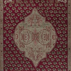 Authentic Turkish Ghiordes Red Rug BB7503