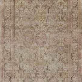 One-of-a-Kind Antique Turkish Hereke Handmade Wool Carpet BB7495
