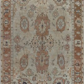 Antique Turkish Oushak Rug BB7487