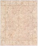 Handmade Antique Turkish Oushak Rug BB7505