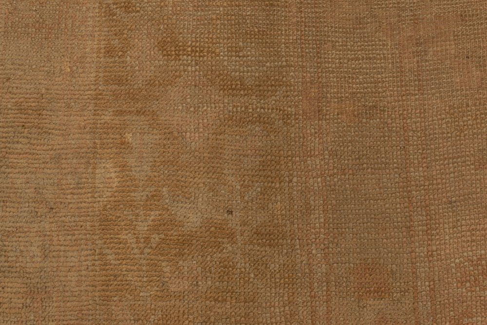 Vintage Turkish Oushak Brown Runner (Size Adjusted) BB5619