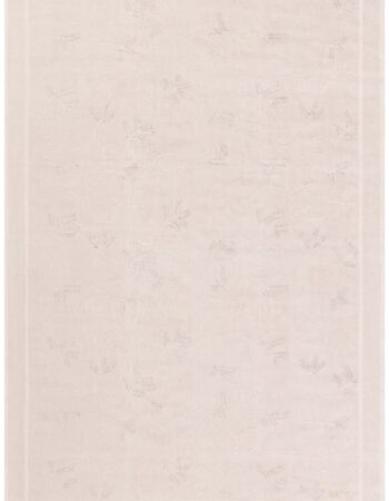Contemporary Flatweave Solid Light Beige Wool Carpet “Alabaster” N12854 Contemporary Flatweave Solid Light Beige Wool Carpet “Alabaster” N12854