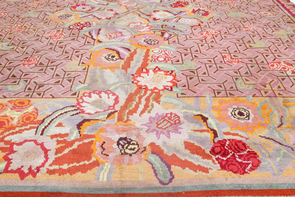 High-quality Vintage French Art Deco Rug Designed by Jules Coudyser BB1263