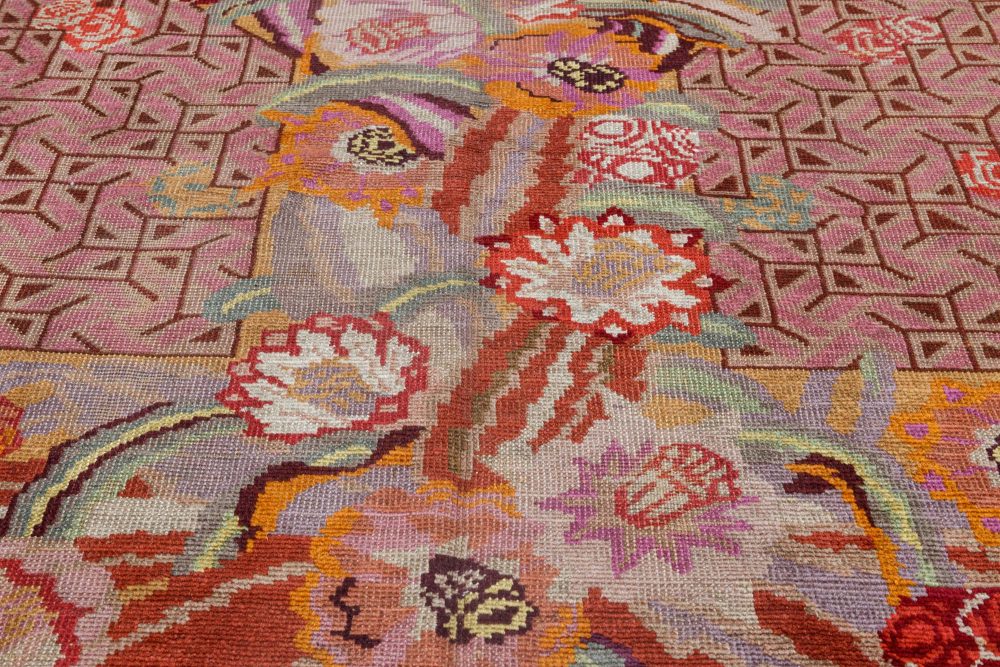High-quality Vintage French Art Deco Rug Designed by Jules Coudyser BB1263