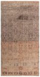Vintage Tribal Moroccan Handmade Wool Rug in Shades of Beige, Brown and Gold BB3458