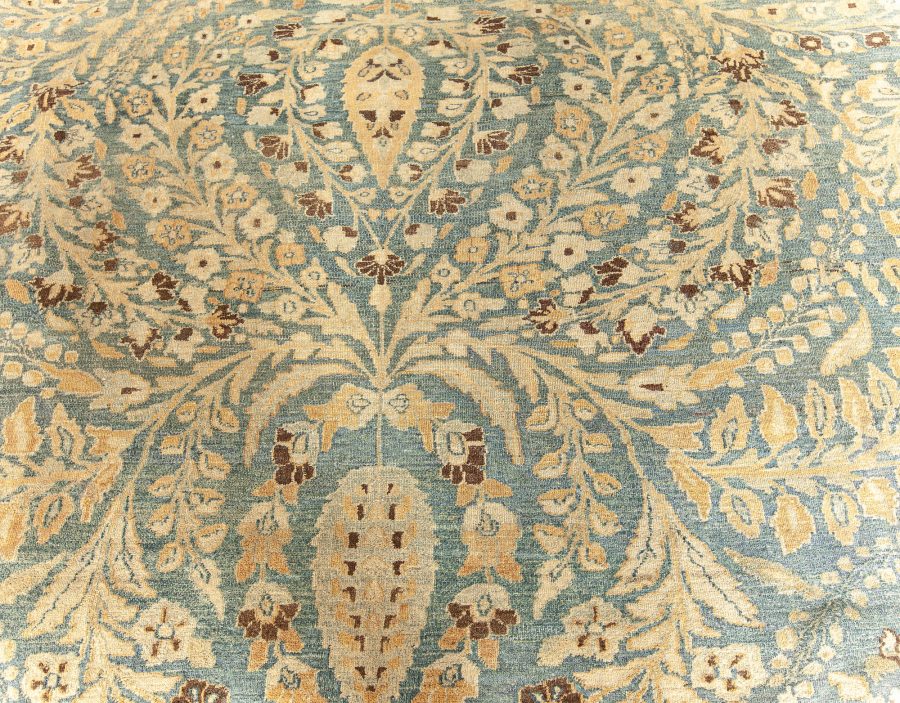 Antique Persian Khorassan Botanic Handmade Wool Rug BB3961