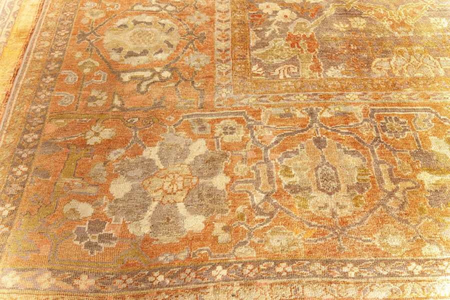 Fine Antique Persian Sultanabad Brown Carpet (Size Adjusted) BB4267