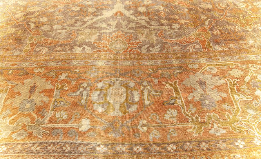 Fine Antique Persian Sultanabad Brown Carpet (Size Adjusted) BB4267