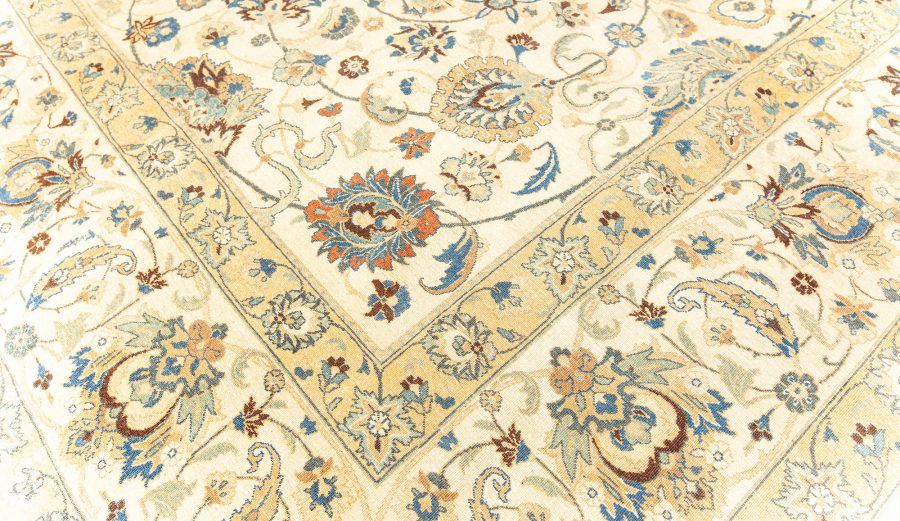 Fine Antique Persian Tabriz Botanic Handmade Wool Carpet BB4295