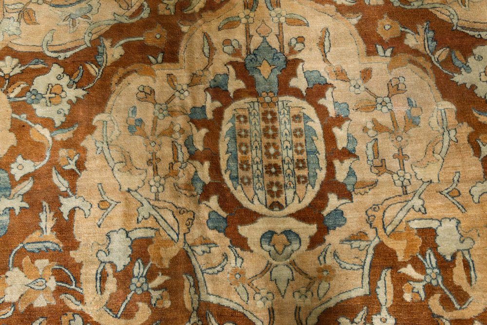 Large Antique Indian Carpet (Size Adjusted) BB5224
