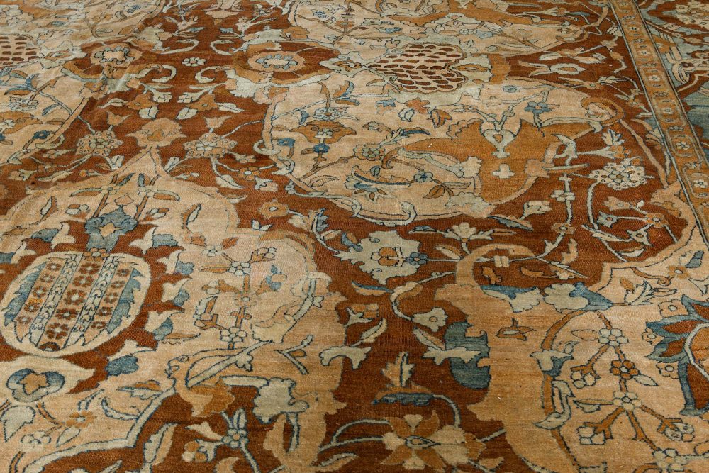 Large Antique Indian Carpet (Size Adjusted) BB5224