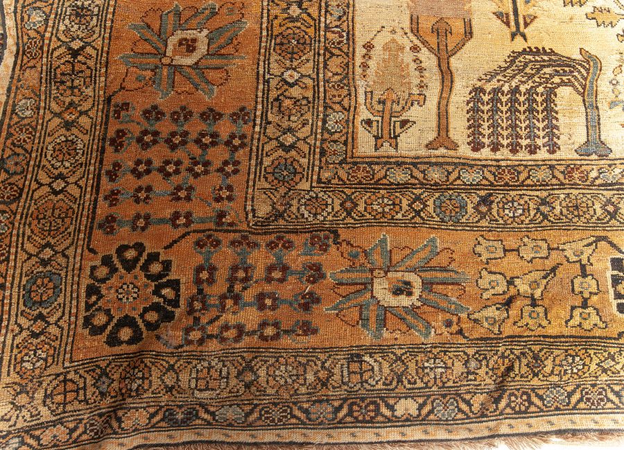 Authentic Persian Bakhtiari Handmade Wool Rug BB5582