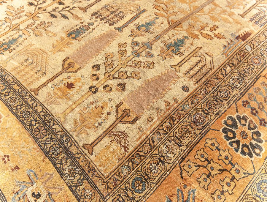 Authentic Persian Bakhtiari Handmade Wool Rug BB5582