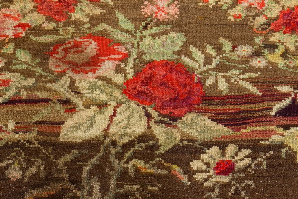 Authentic 1900s Russian Bessarabian Rug BB7077