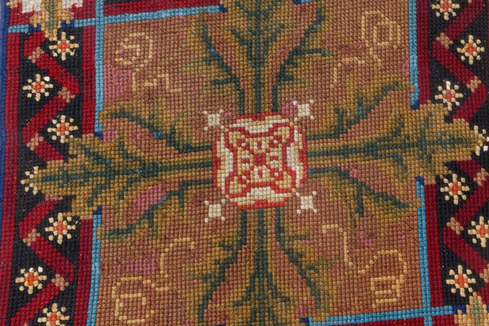 Antique English Needlepoint runner BB7093