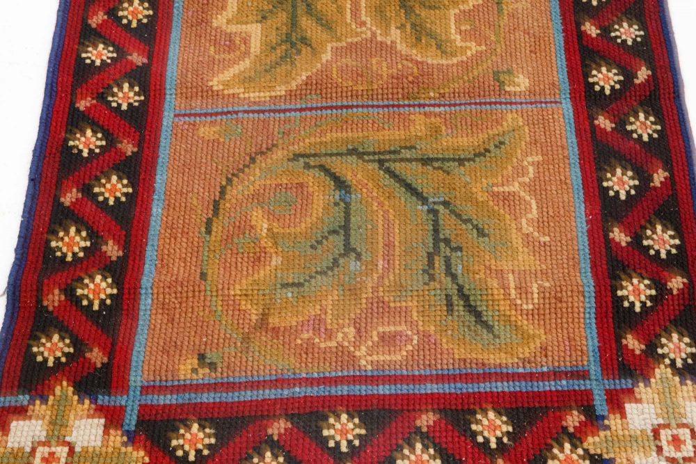 Antique English Needlepoint runner BB7093