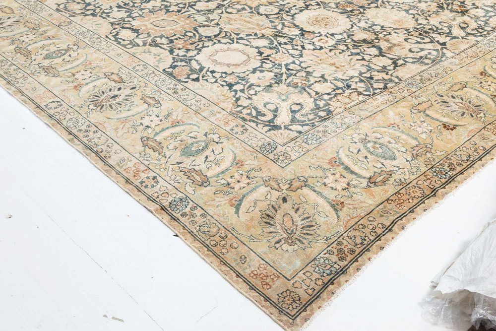 One-of-a-kind Persian Tabriz Handwoven Wool Carpet BB7143