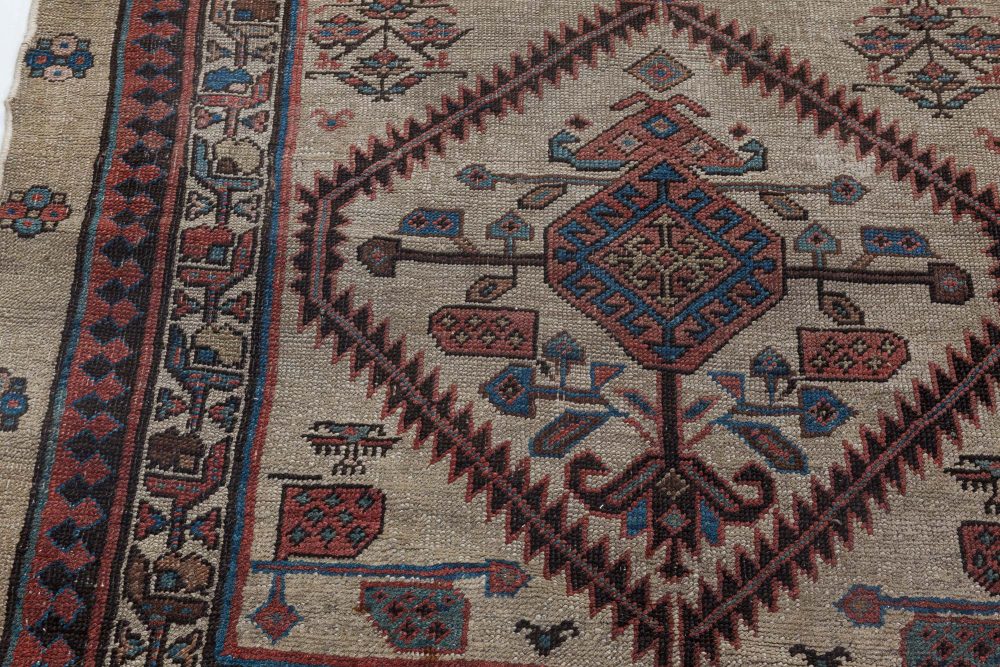 Authentic Persian Handmade Wool Runner BB7147