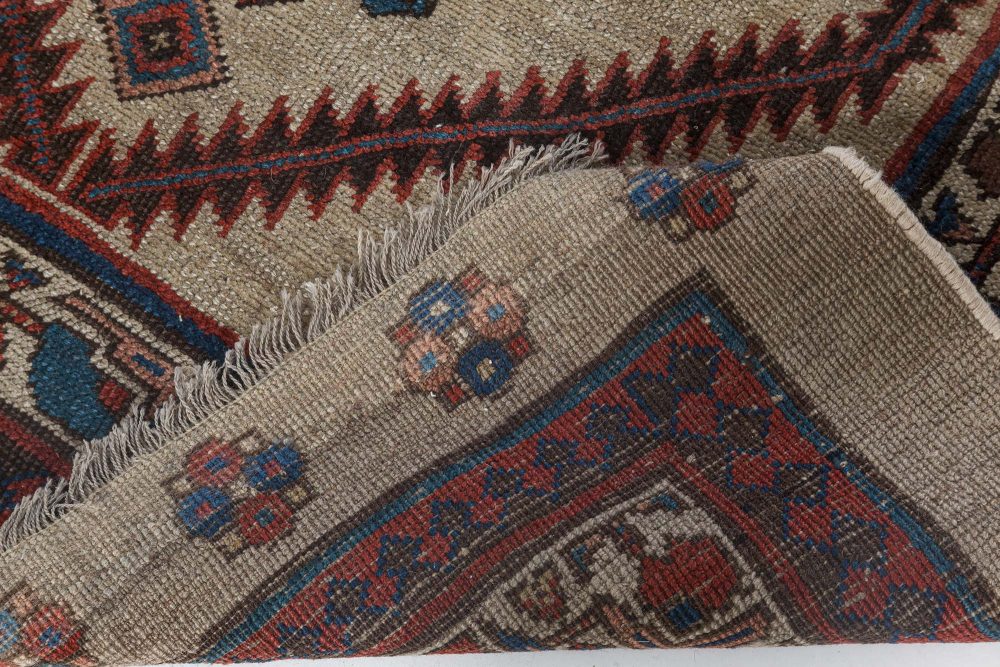 Authentic Persian Handmade Wool Runner BB7147