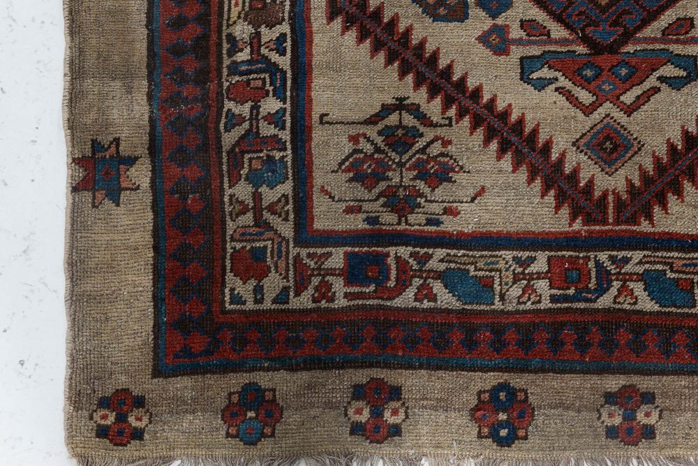 Authentic Persian Handmade Wool Runner BB7147