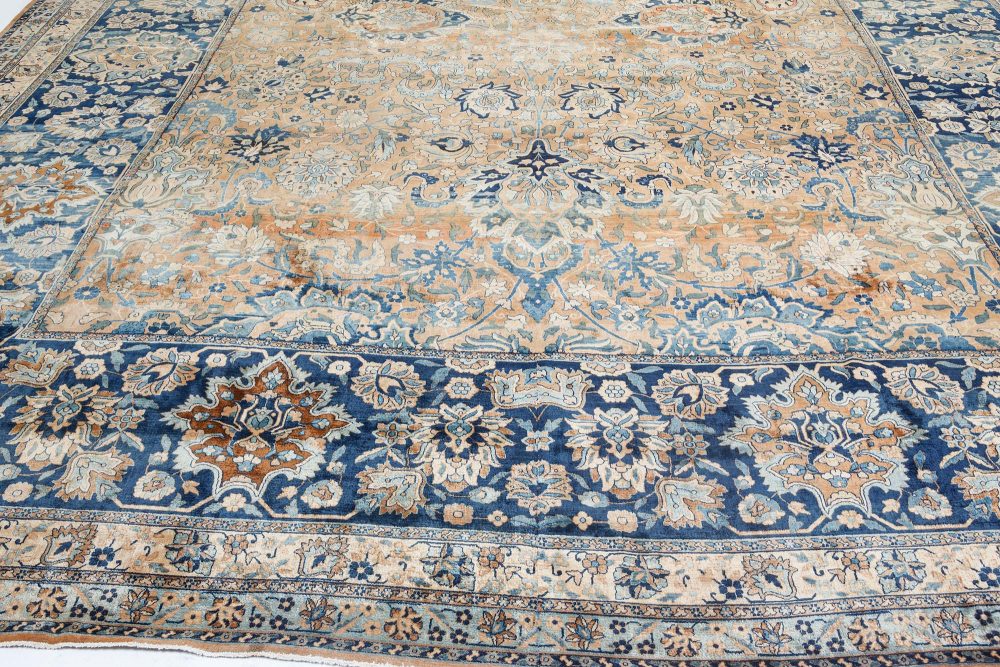 Fine Antique Persian Kirman Handmade Wool Carpet (Size Adjusted) BB7166