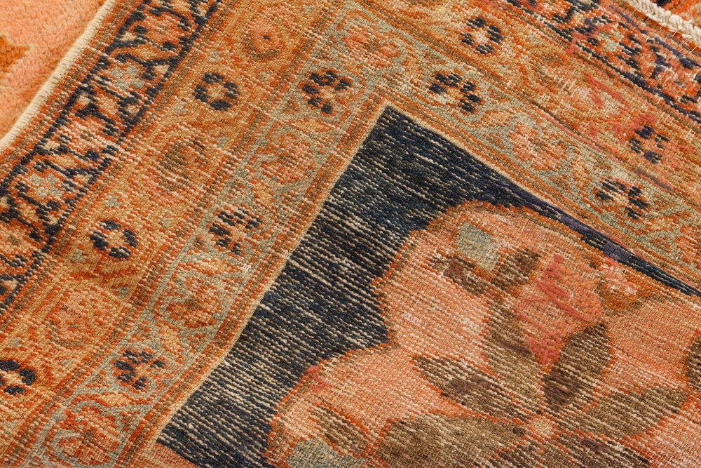 19th Century Persian Sultanabad Handwoven Wool Carpet BB7194