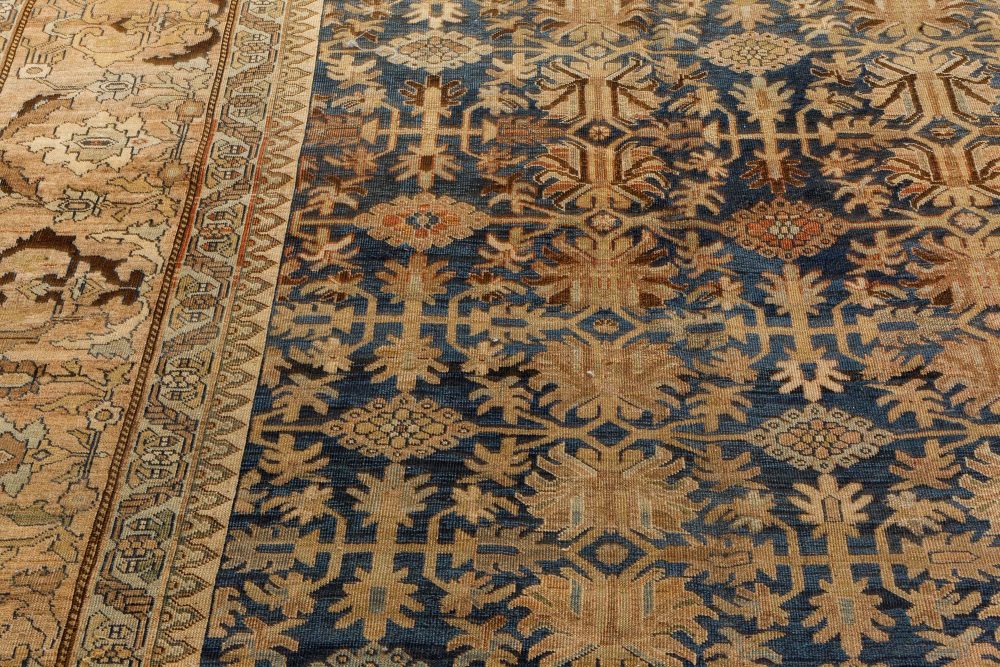 Authentic 19th Century Bidjar Handmade Wool Rug BB7198